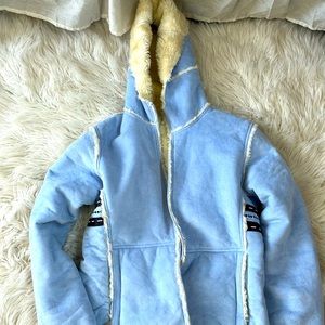 COPY - Spyder blue sherpa coat
